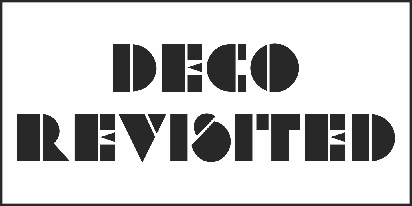 Deco Revisited JNL